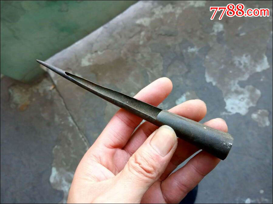 民国铜杂件粮探子