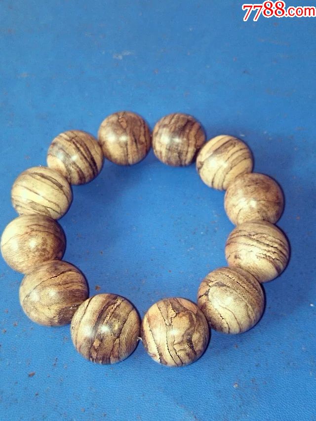 正宗海南沉香,白奇楠手串