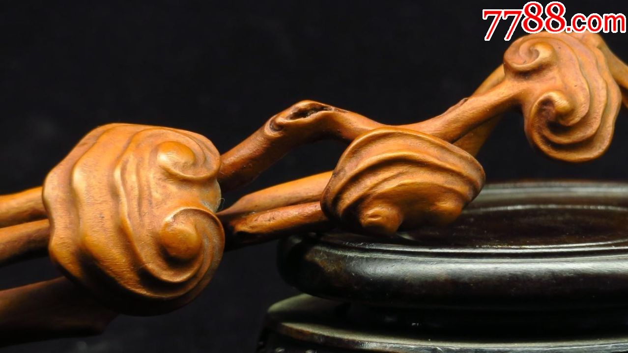 黄杨木灵芝摆件