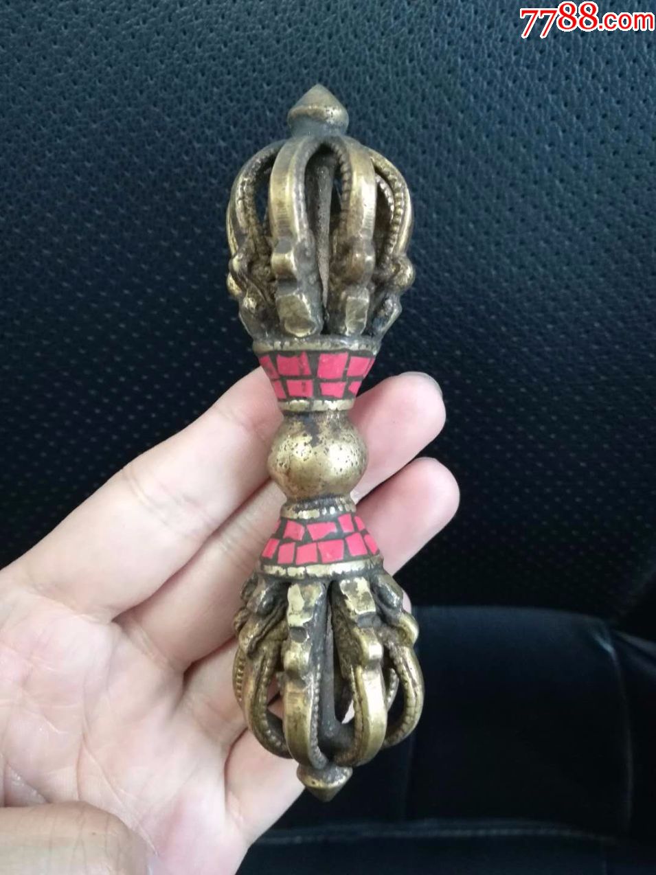 藏传佛教,八股金刚杵,密宗法器,黄铜纯手工