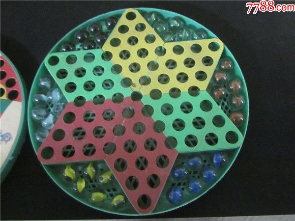 上世纪90年代弹子跳棋一套童年回忆玩具.
