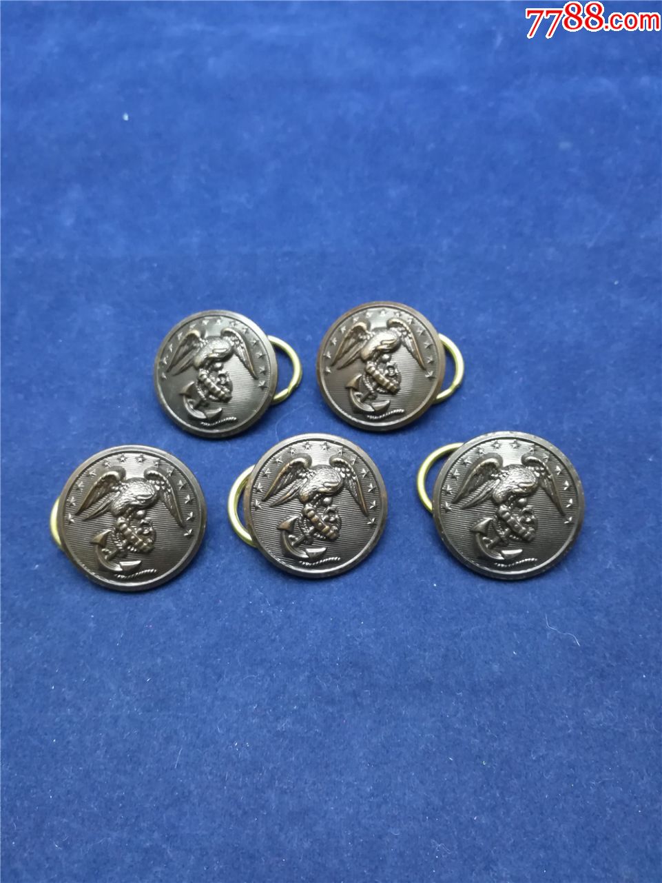 二战美国海军陆战队扣子