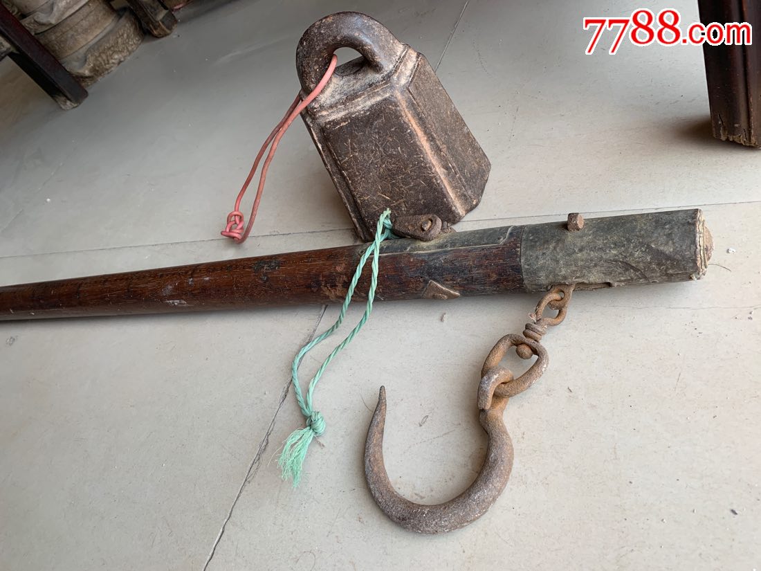清代老红木特大杆称.-杆秤-7788收藏