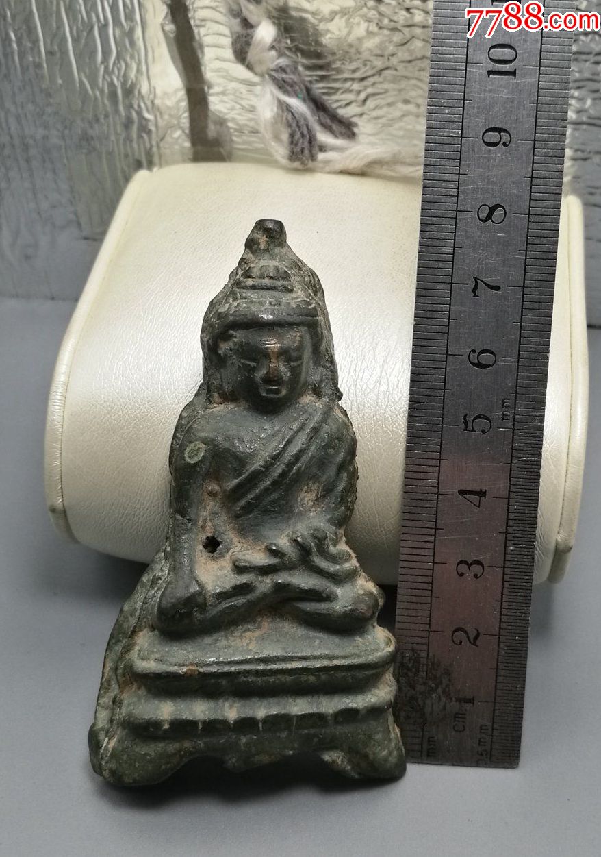 铜佛一尊-佛像/造像-7788收藏