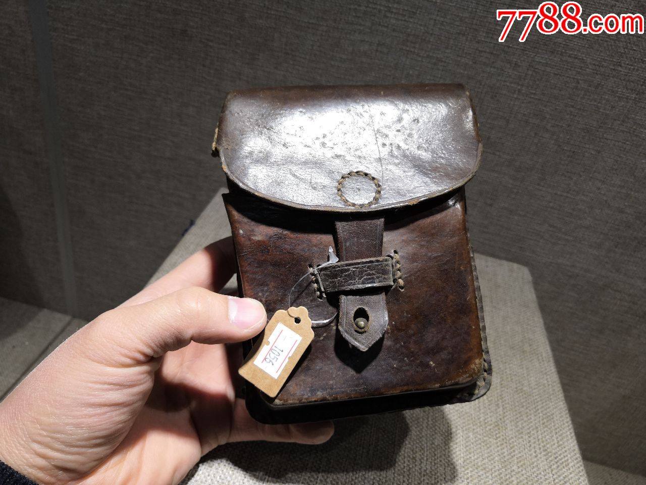 二战收藏抗战时期日军使用的战地公文包图囊原品适用爱国教育展出