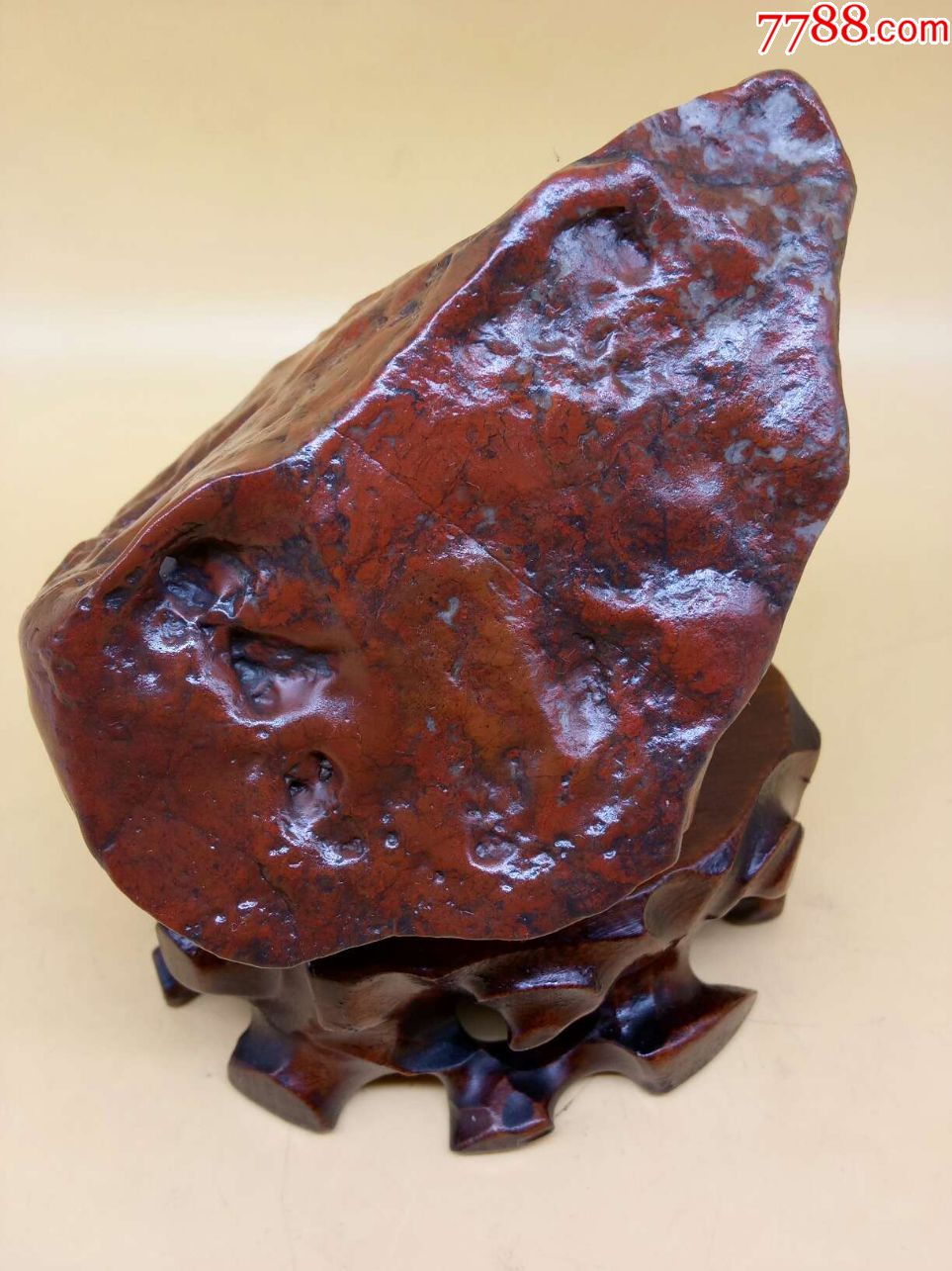 收藏级1260新疆哈密红伊丁陨石陨铁851克