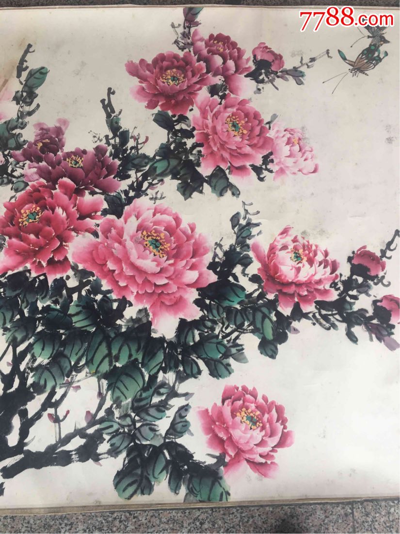 宋学亮画牡丹图