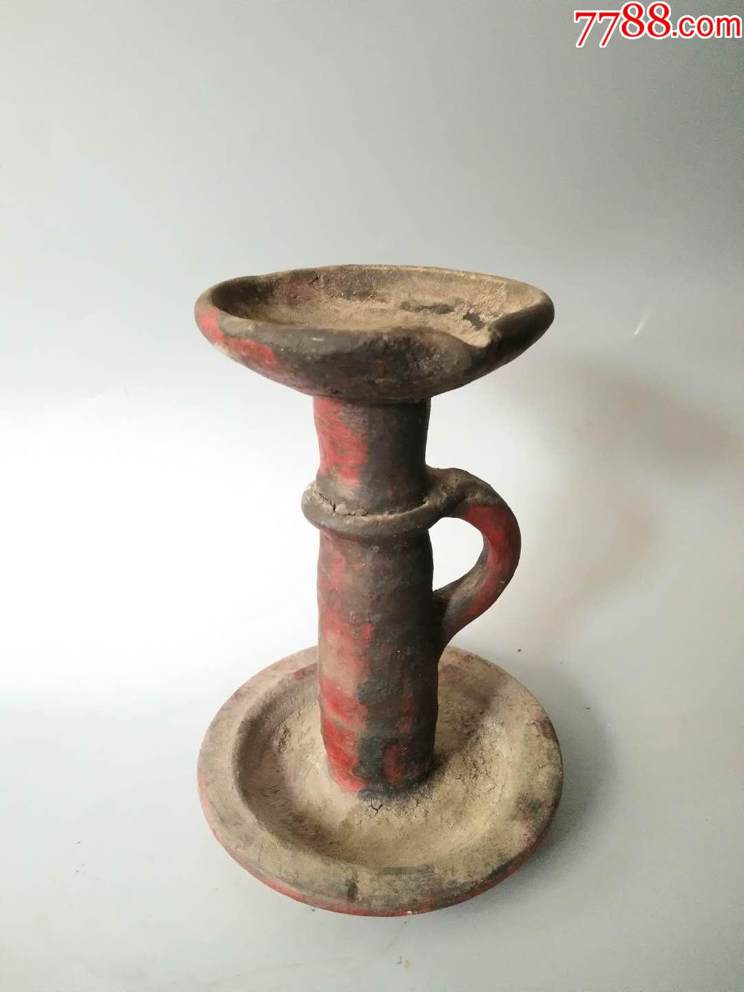 民国陶质油灯/行灯