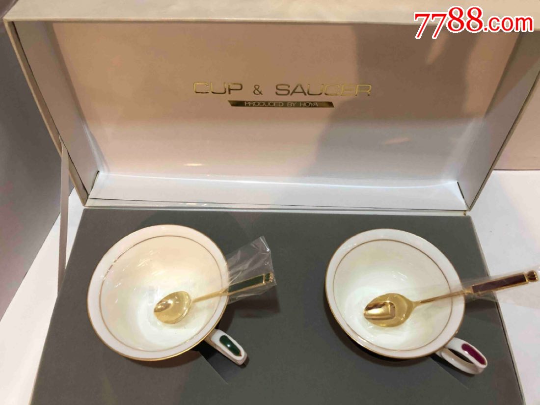 日本精制hoya豪雅咖啡杯茶杯红茶杯盘子直径15cm杯子高7cm口直径9.5cm