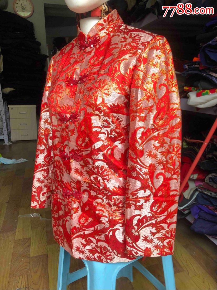 好品80年代结婚对襟上衣