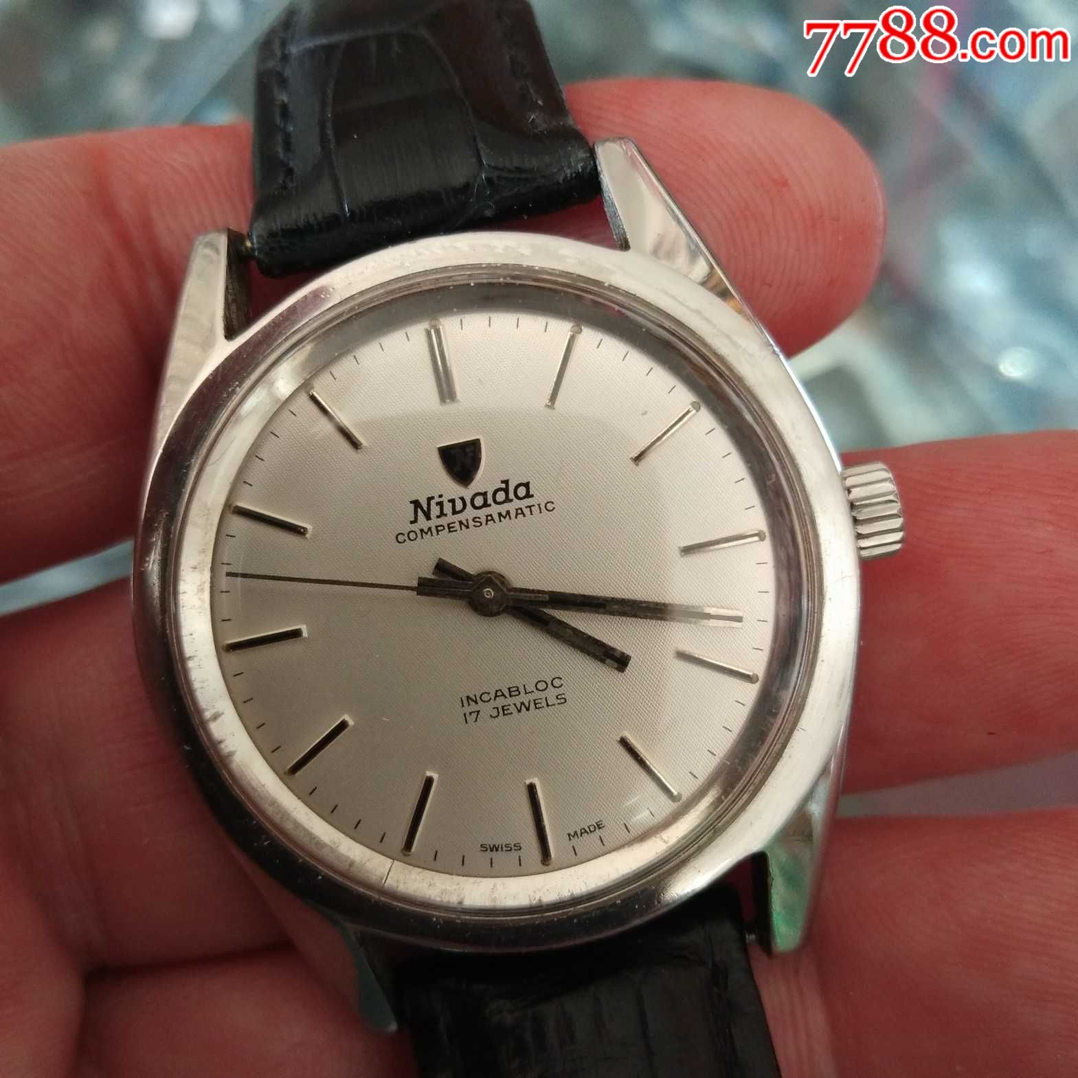 瑞士原装尼维达nivada古典男表