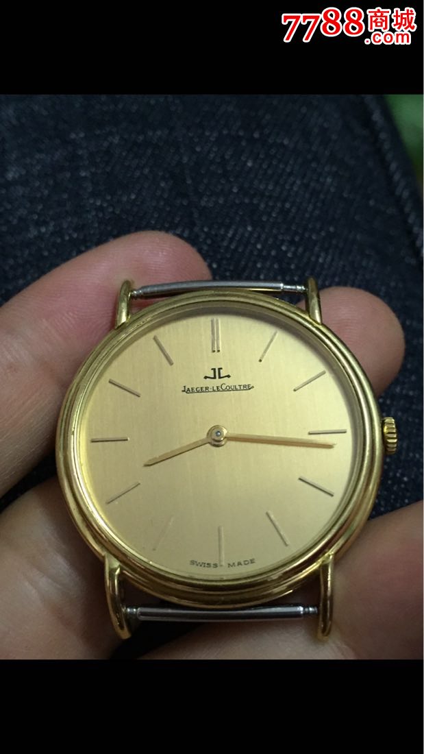 古董18k实金"积家"机芯是;专机