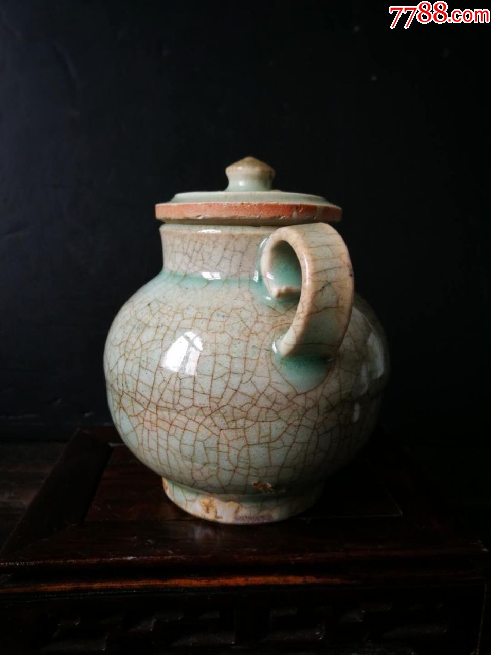 明末清初左右哥釉小茶壶