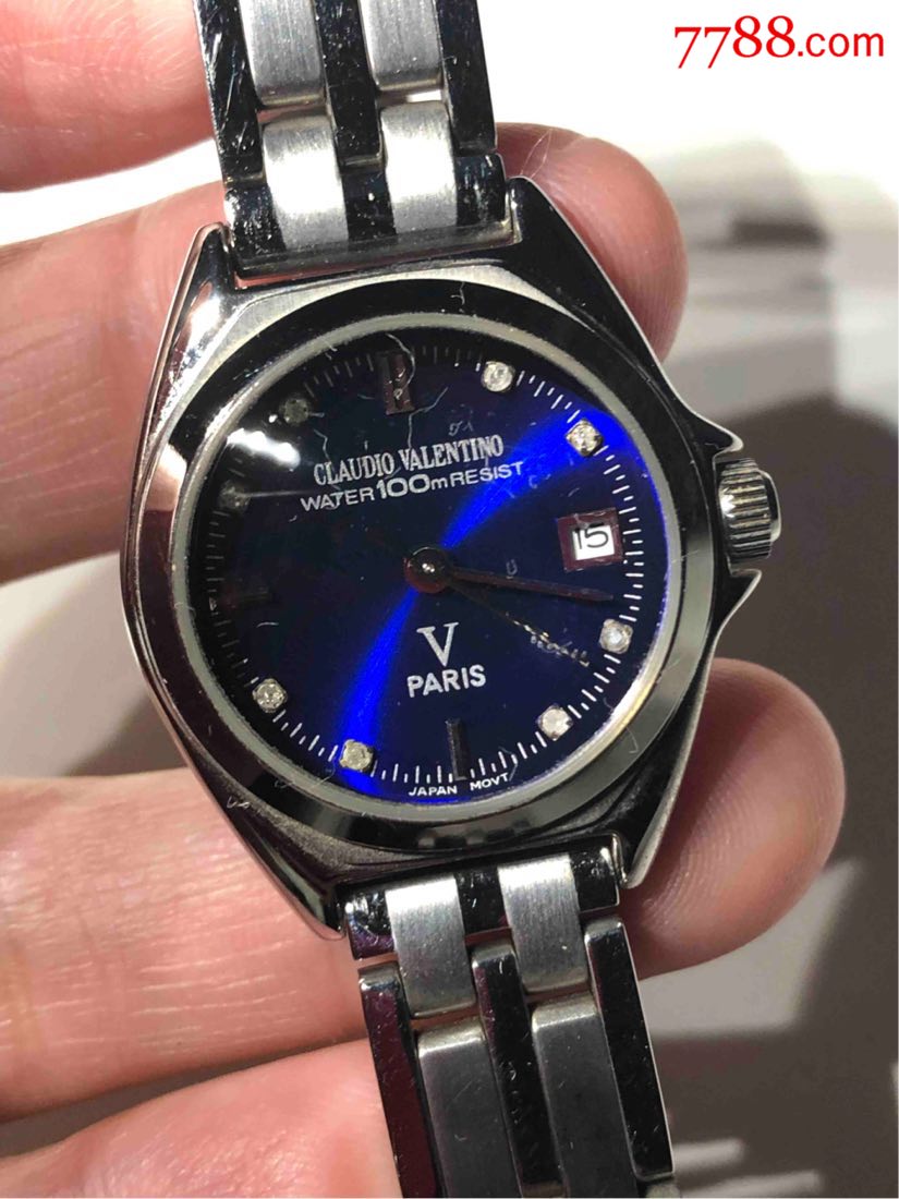 意大利claudiovalentinoparis华伦天奴石英女表表盘26mm-手表/腕表