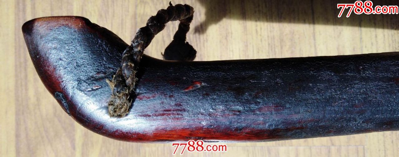 民国老家什----豆杵子(在臼里将烀熟的黄豆捣烂作大酱的木制家什,酱