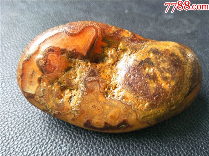 純天然水衝瑪瑙籽料原石精品瑪瑙原石9.5cm:張飛_價格80.