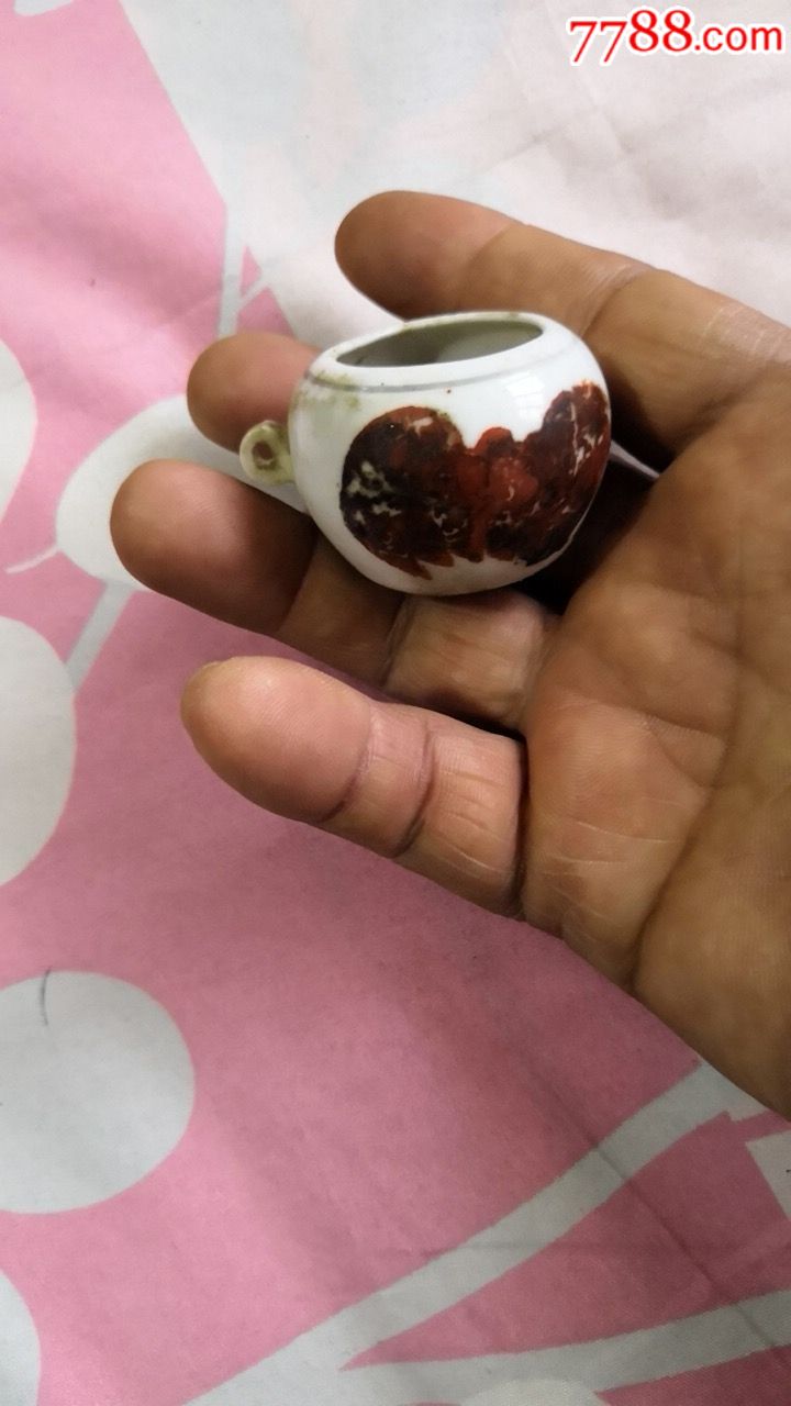 五十年代红狮子鸟食罐