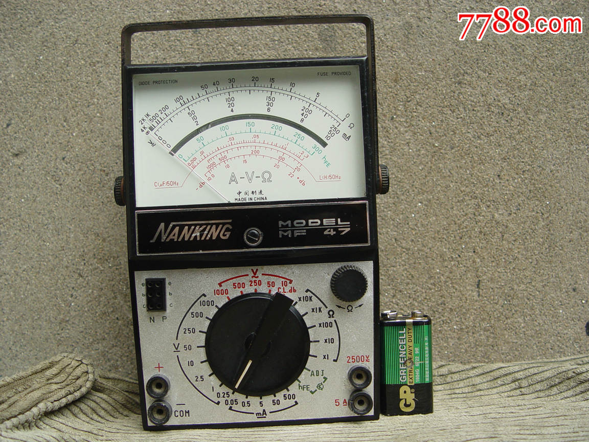 1981年-金蛋-mf47万用表--观赏品