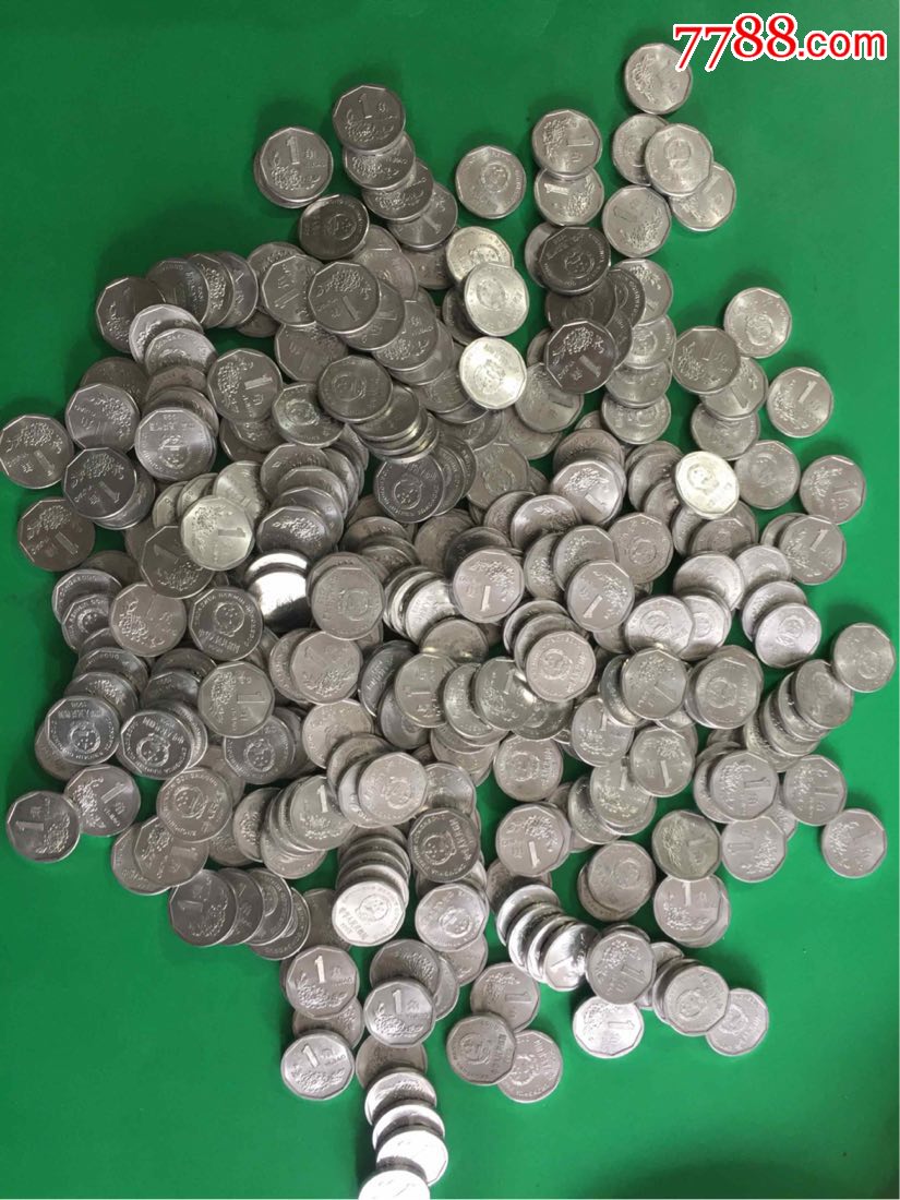 8年菊花1角原光币330枚_人民币_鹏媛钱币邮品收藏【7788收藏__收藏