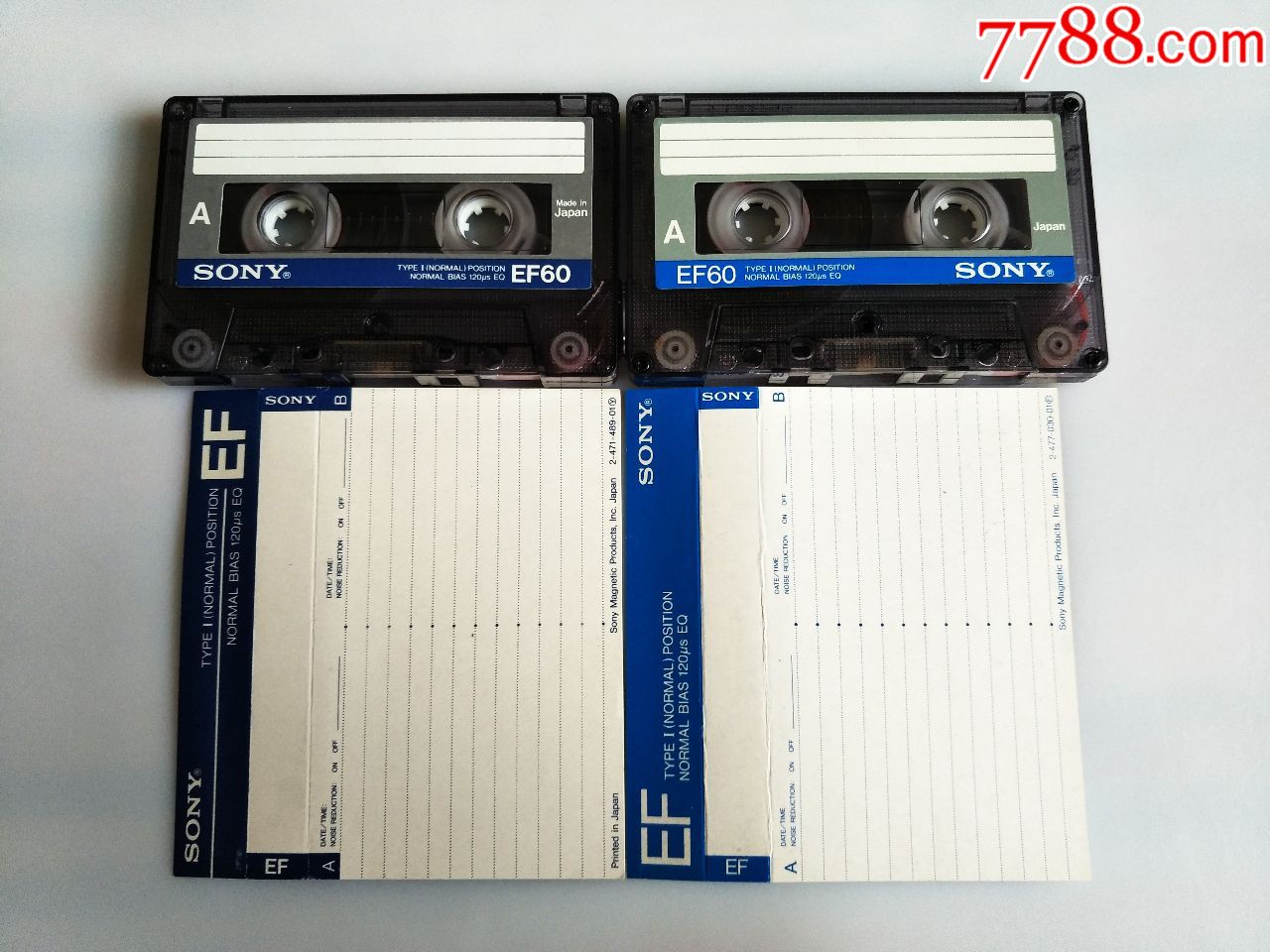 索尼空白带两盘