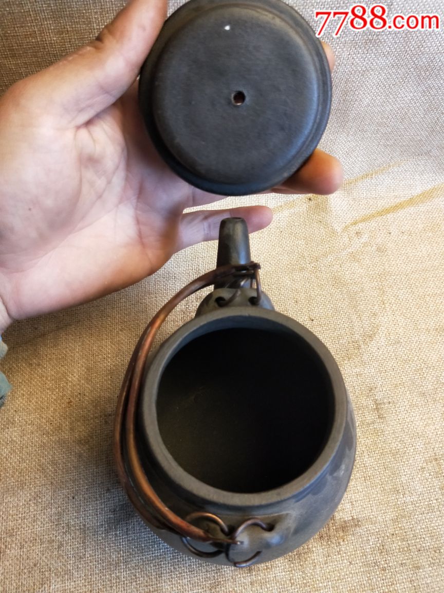 可使用完整龙胆紫砂壶