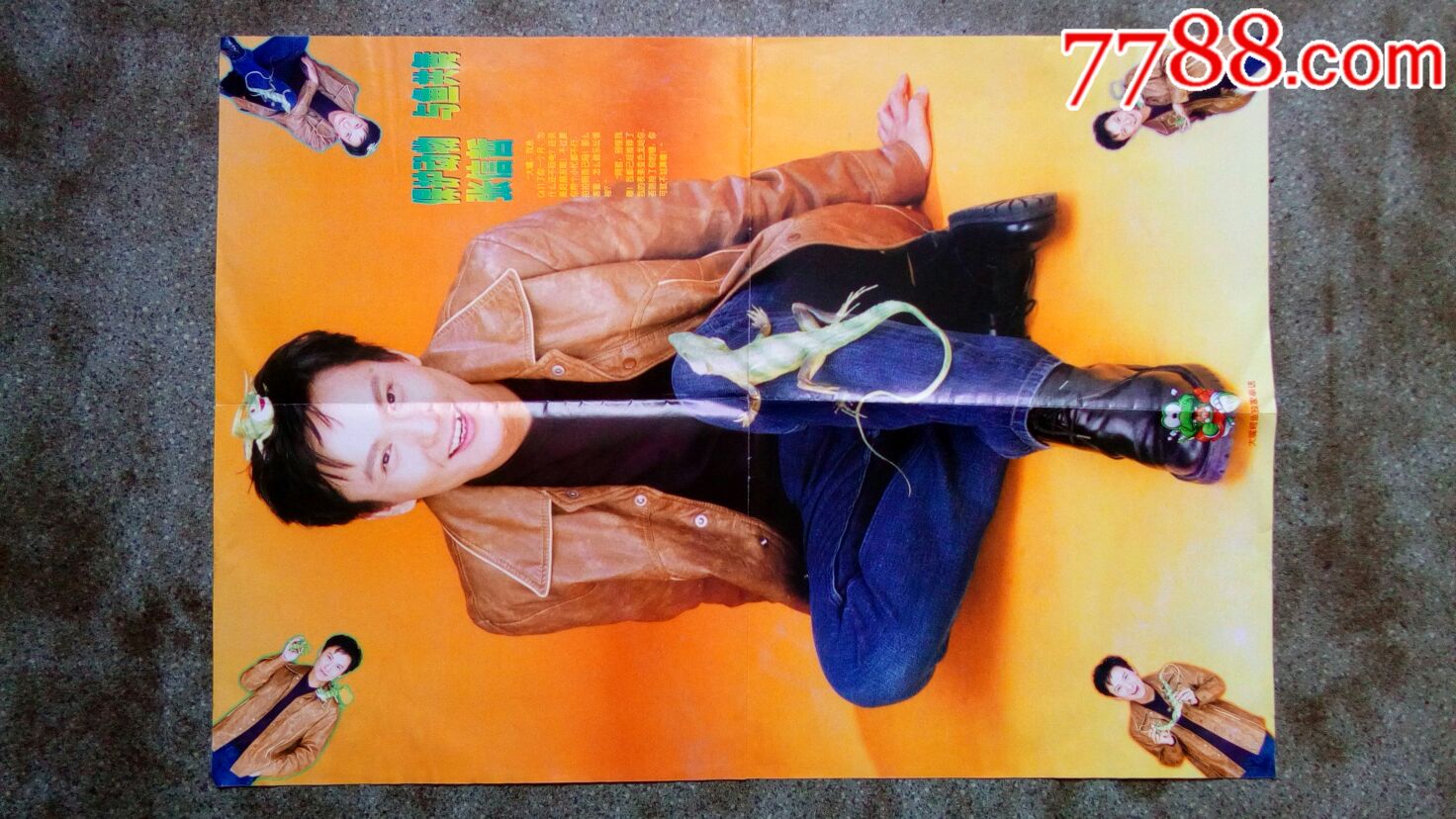 音乐海报张信哲大嘴鳄鱼4开8品