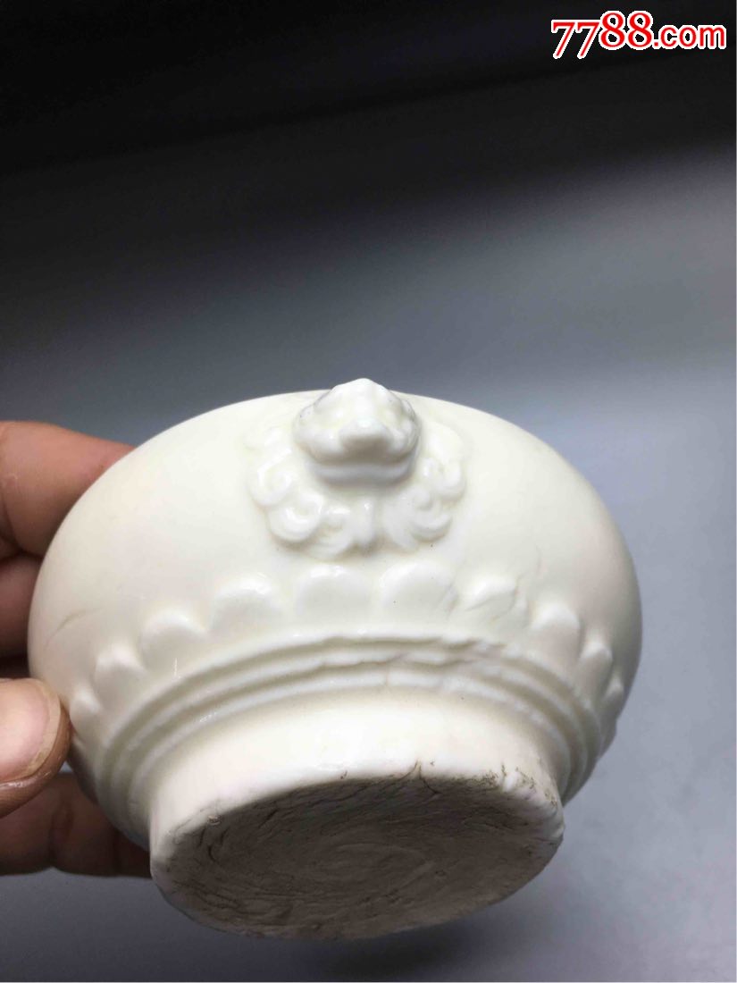 明代香炉德化窑兽头炉猪油白炉书琴炉古董炉明代德化窑遗址猪油白兽头