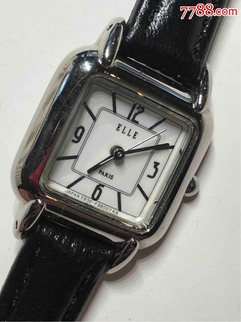 法国品牌elle石英女表表盘20mm厚6.8mm日本售价900人民币日本机芯特价