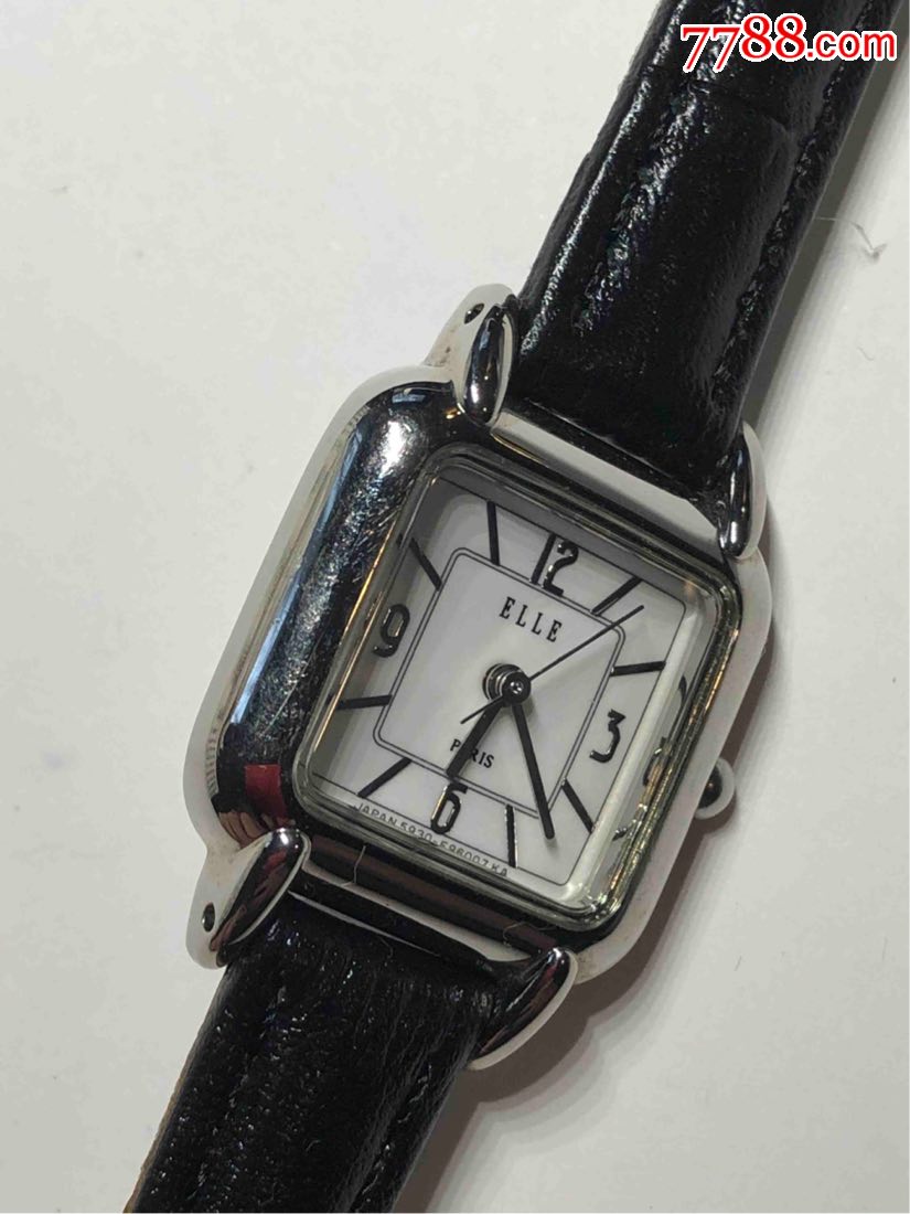 法国品牌elle石英女表表盘20mm厚6.8mm日本售价900人民币日本机芯特价