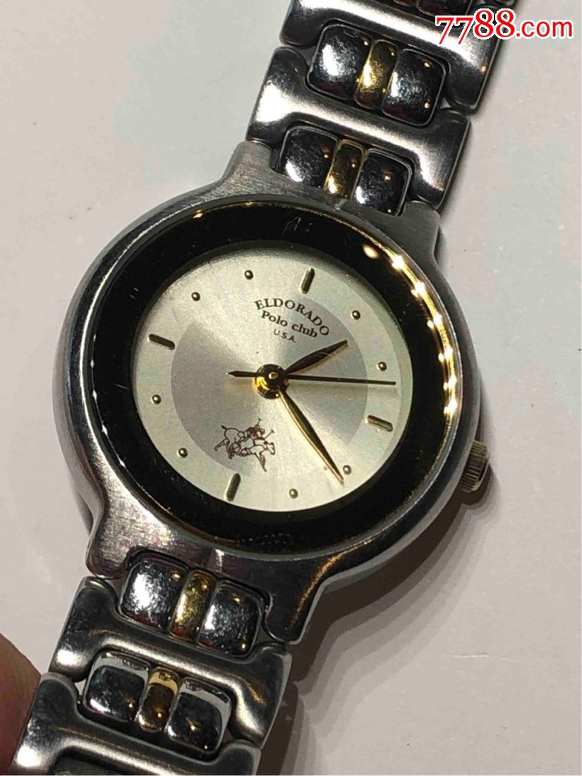 美国原装正品poloclub保罗手表石英女表表盘24.5mm厚7mm表带长16