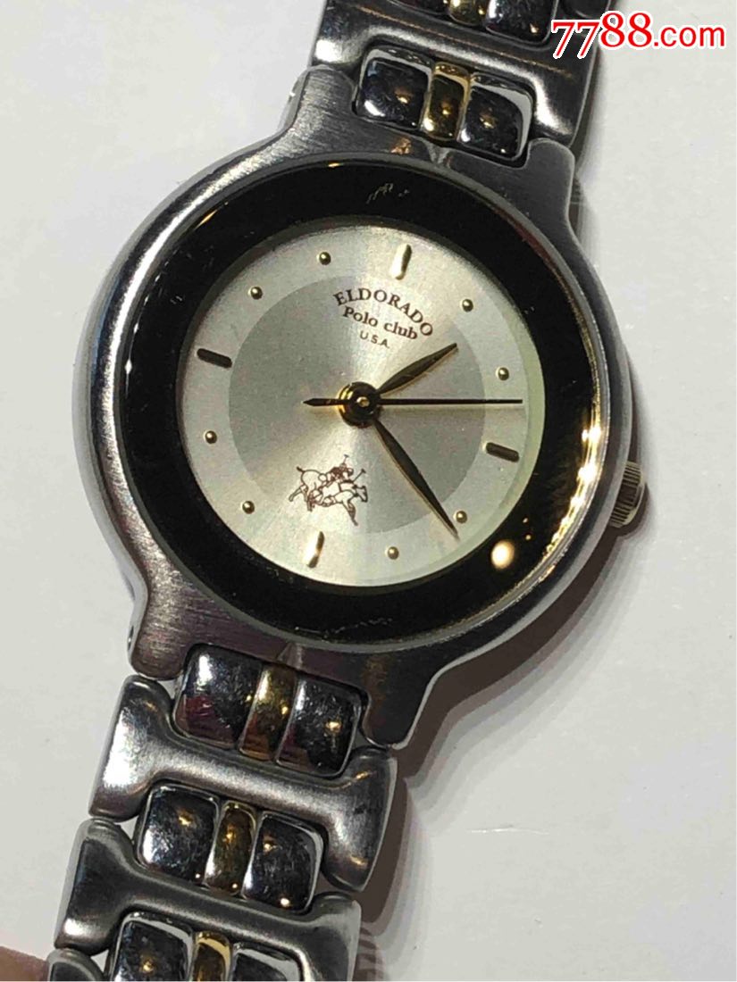 美国原装正品poloclub保罗手表石英女表表盘24.5mm厚7mm表带长16