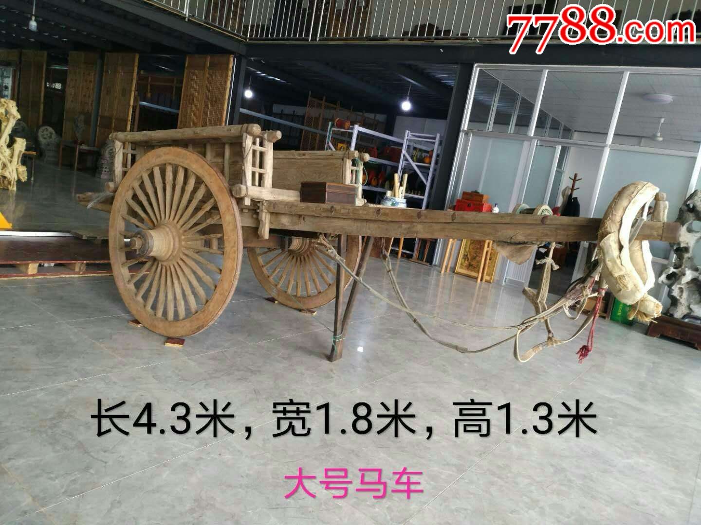 民國前後榆木大號馬車