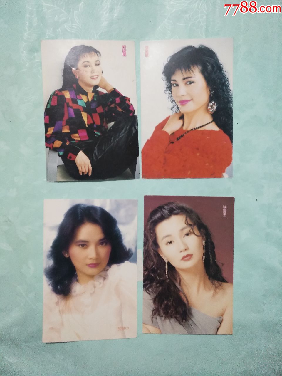 女明星明信片有奖明信片4张
