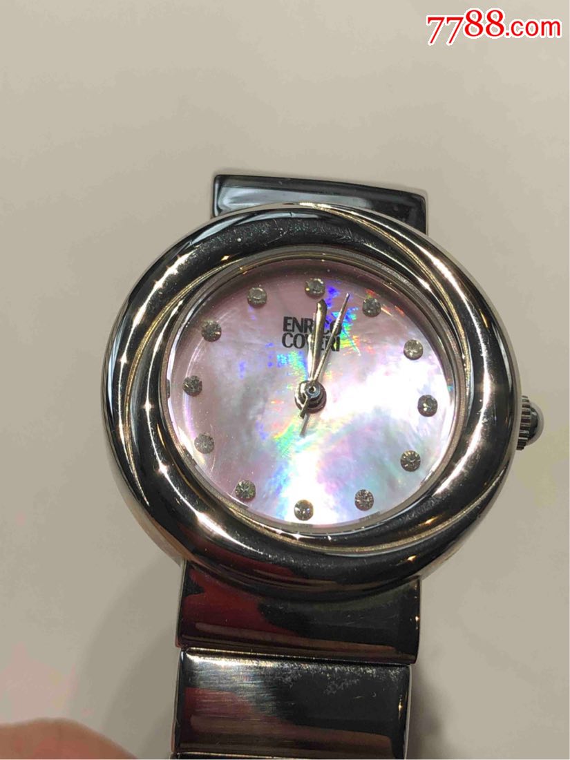 5mm彩贝表盘镶钻表