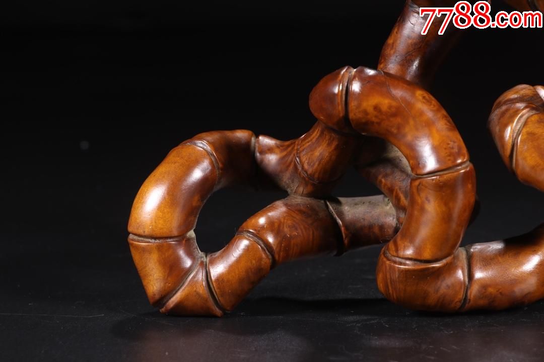 旧藏黄杨木竹节山子摆件_价格5800.0000元_第8张_7788收藏__收藏热线