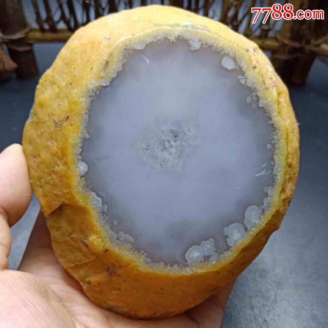 天然水胆玛瑙大石头,700多克,有水,包真