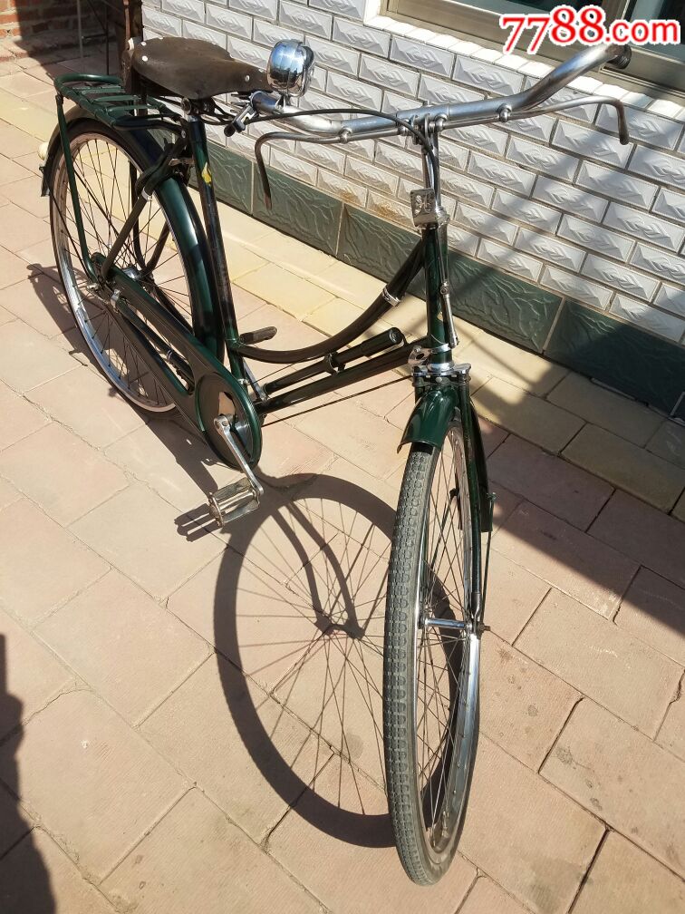 纯日本老款古董自行车图片