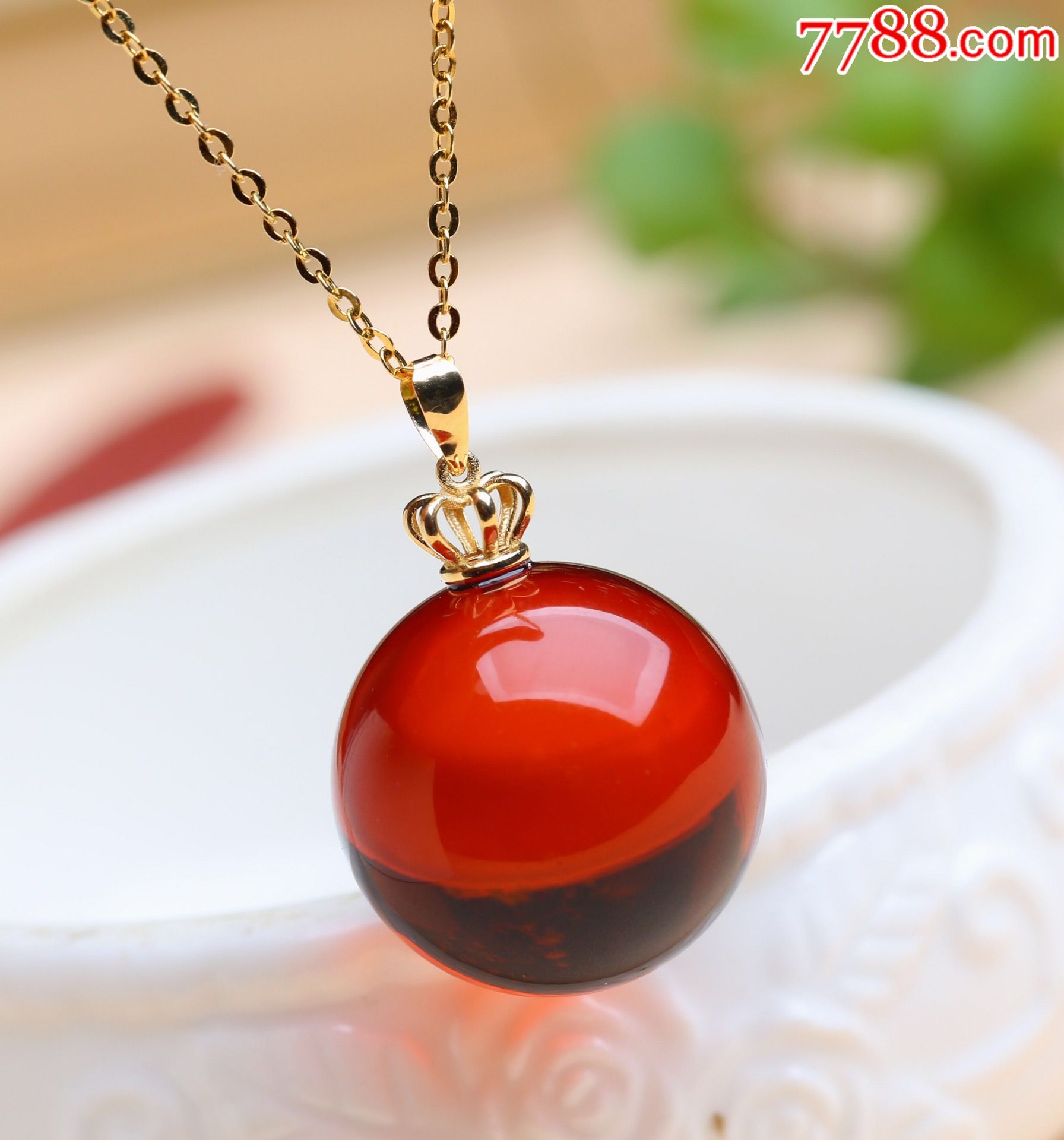 母亲节新款美货福利【秒杀】纯天然血珀转运珠吊坠