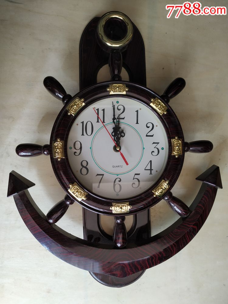 舵轮挂钟_挂钟_第1张_7788钟表收藏
