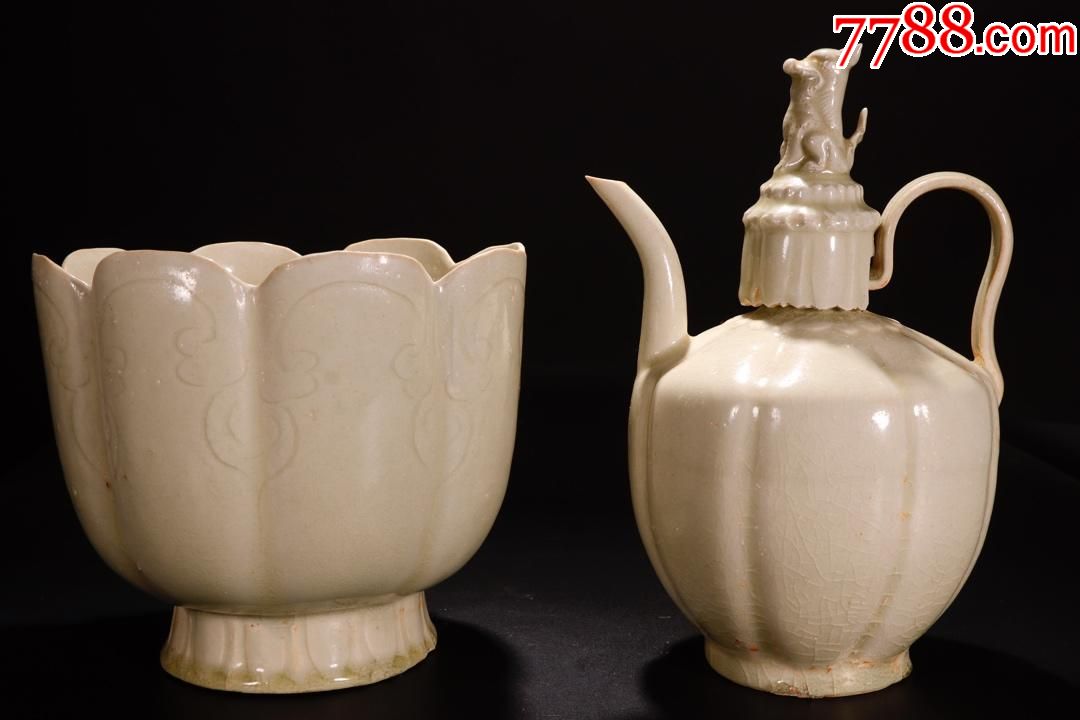 旧藏"宋"湖田窑狗头温酒壶