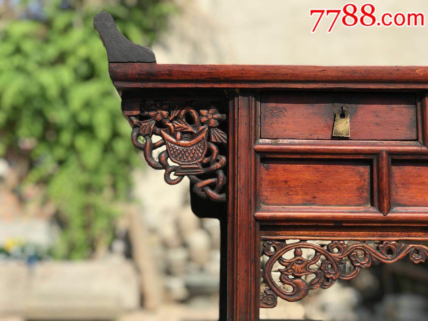 清代楠木案头几桌几桥头桌几老家具民俗装饰佳品