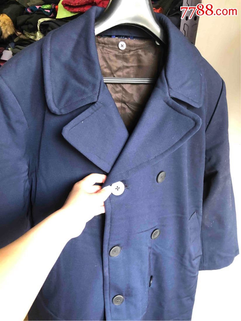 老式毛料面滩羊皮大衣