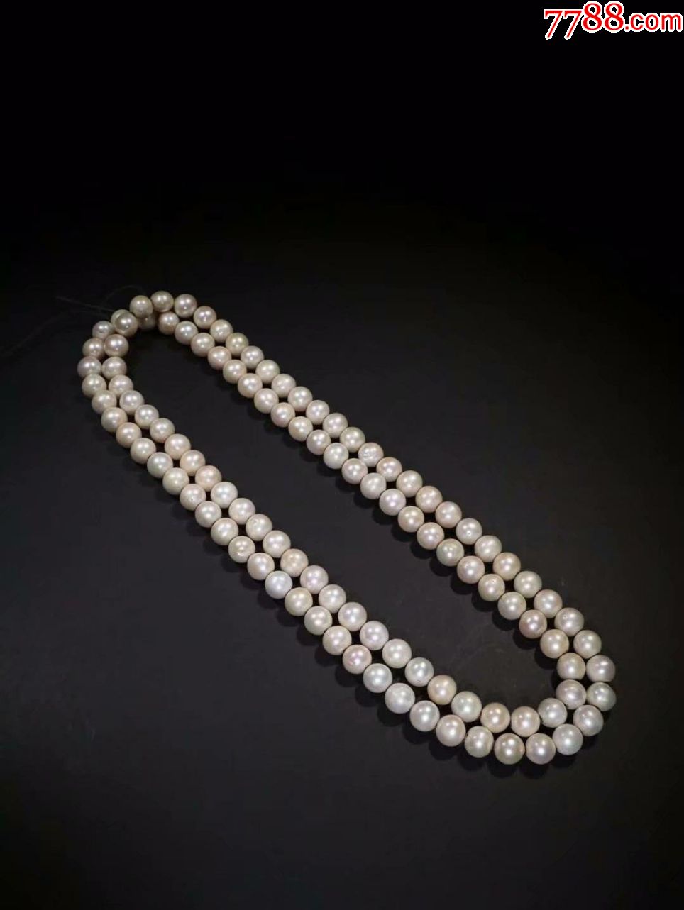 【旧藏老东珠108颗佛珠一串】