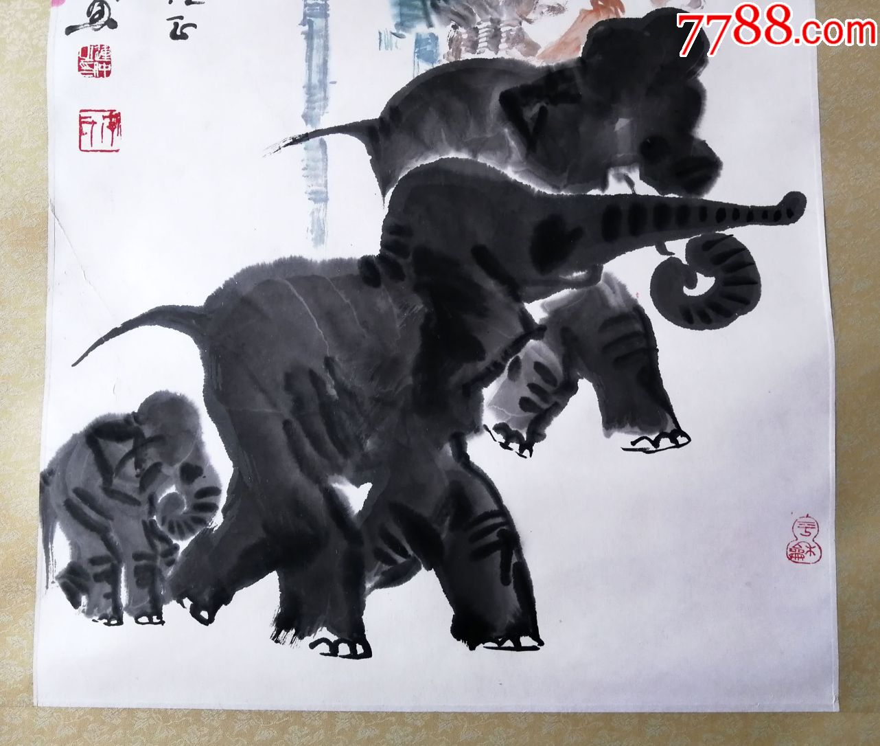 书画名家手绘真迹李连仲万象更新客厅书房收藏礼品壁画挂画