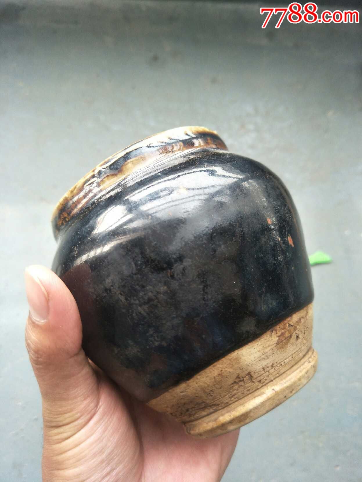 明代山西老窑黑釉罐
