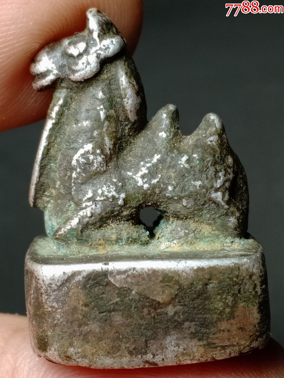 元代骆驼钮银印章