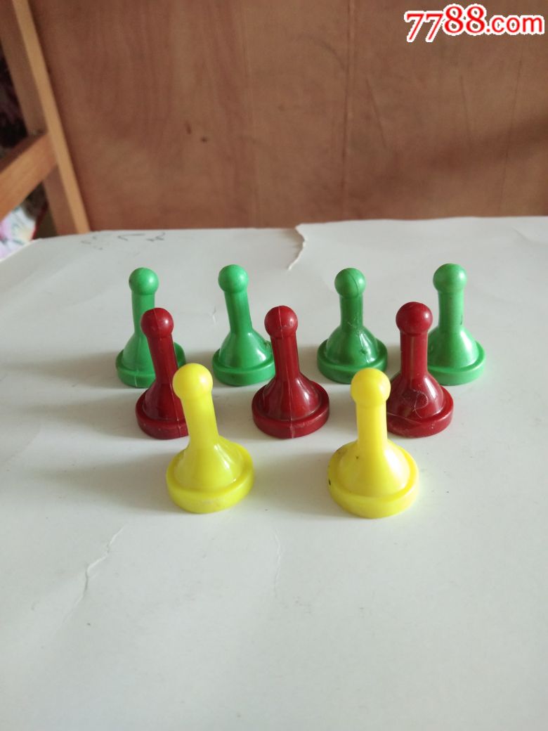 九个老式跳棋子-价格:10元-se66087238-跳棋-零售-7788棋牌玩具