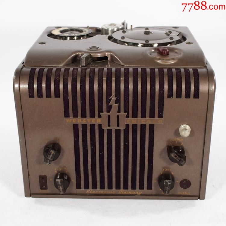 西洋古董唱机1940年美国芝加哥韦伯斯特录音机钢丝录音机正常用