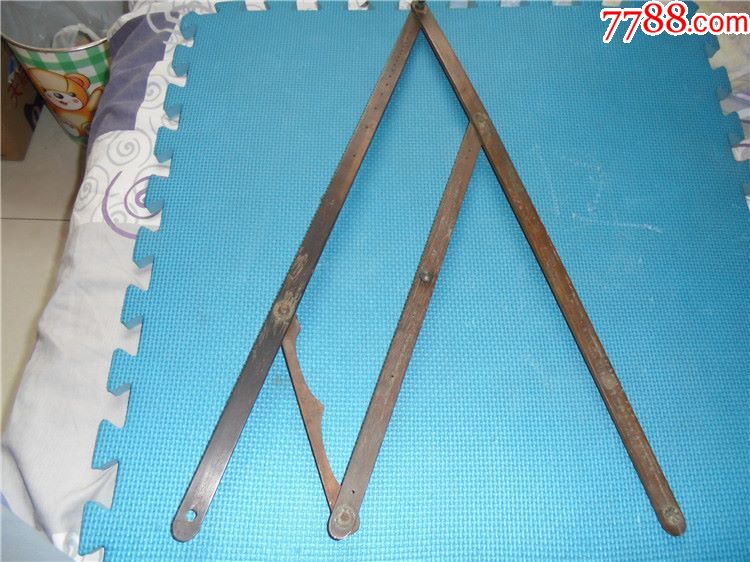 酸枝木,天津众友牌放大尺,58厘米长.