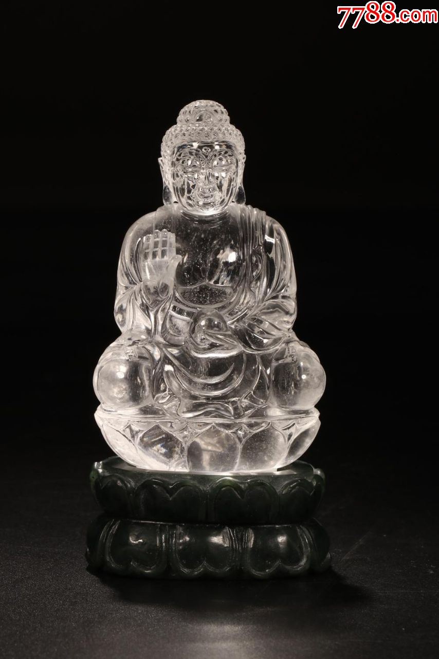 水晶如来佛摆件